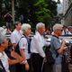 Elderly people march to protest against extradition bill in Hong Kong, China July 17, 2019.